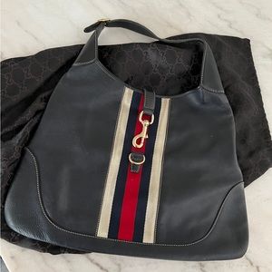 Gucci Jackie Navy Shoulder Bag